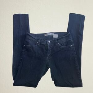 Vintage Y2K low rise black jeans, skinny / slim cut, size 5, indie sleaze grunge